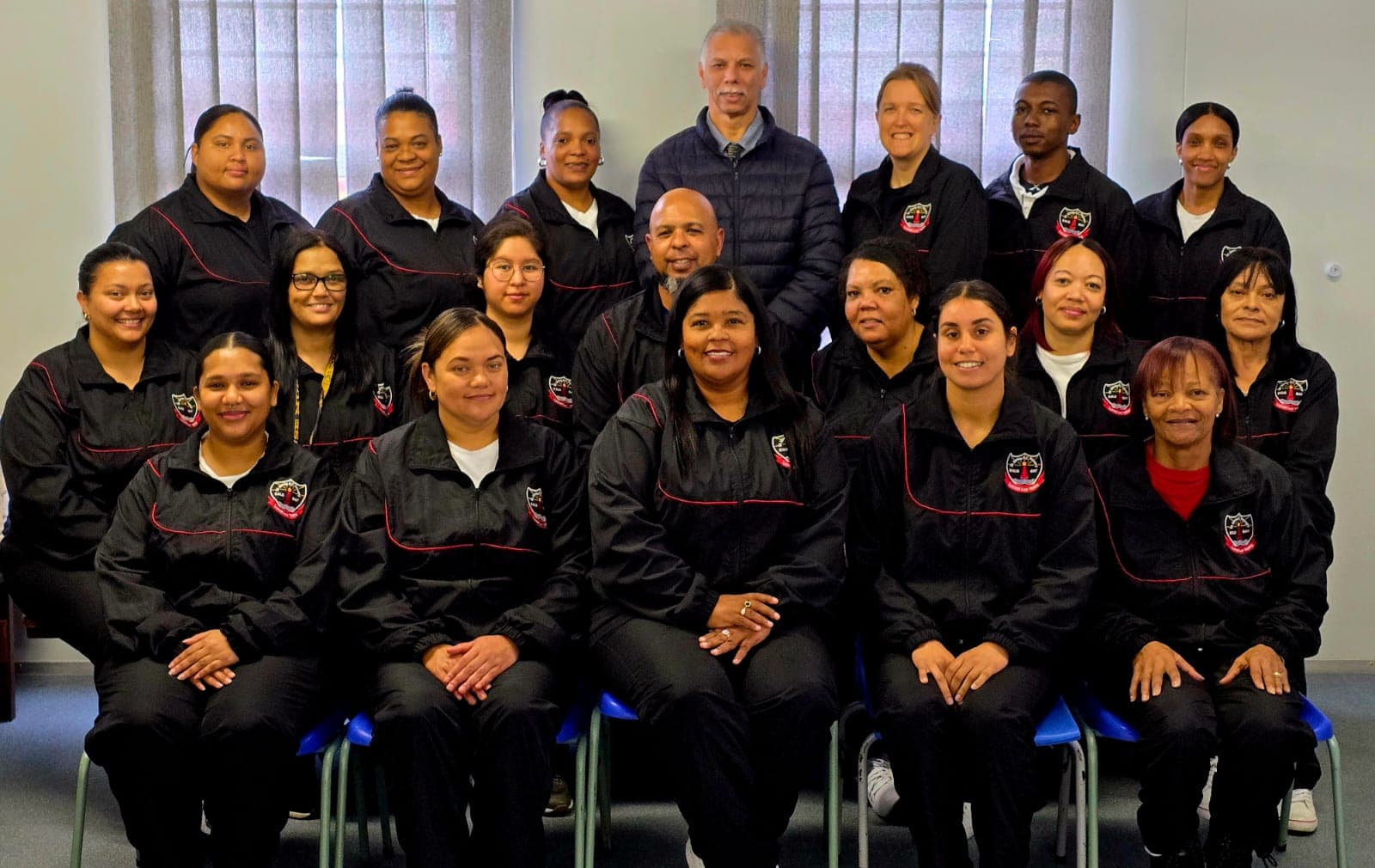 The entire staff of St. James R.C. Primary School